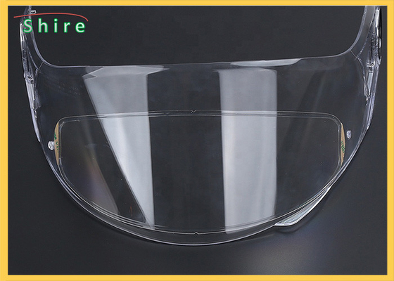 Película plástica del visera del casco de la película del casco de la prueba protectora adhesiva antiniebla del polvo